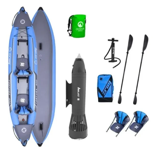 Kayak gonflable ZRAY TORTUGA - 2 PLACES + AQUAJET ZRAY