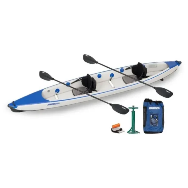 Kayak Sea Eagle RazorLite biplace 473RL Pro - Sea Eagle - Bleu - Kayak gonflable de haute performance