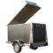 Remorque fourgon marron avec capot BW Trailers