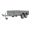 Remorque voiture 2 essieux 264×150 EXPERT 2615/2 PTAC 750 KG