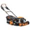 Tondeuse thermique autotractée à vitesse réglable 51cm 196cm3 - FUXTEC FX-RM5196PRO - Éjection bac 60L, latérale ou mulching
