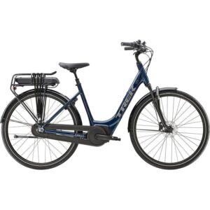 Trek District+ 2 Lowstep 300 Wh Bleu