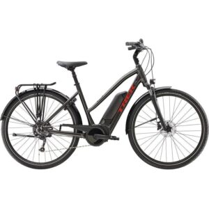 Vélo Électrique Trek Verve+ 2 Stagger Shimano Acera/Altus 9V 300 Wh Noir 2023